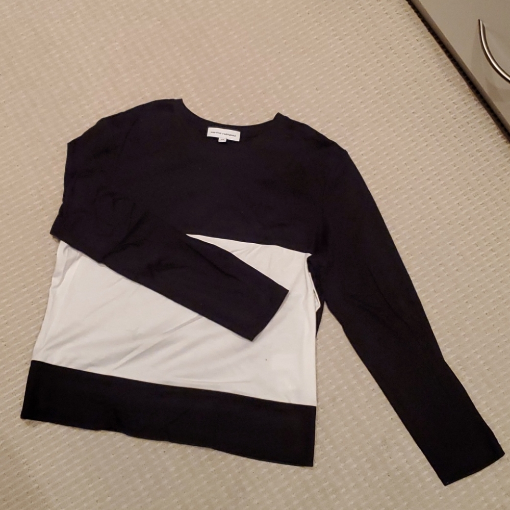 Narciso Rodriguez Crew Neck Long Sleeve T-Shirt